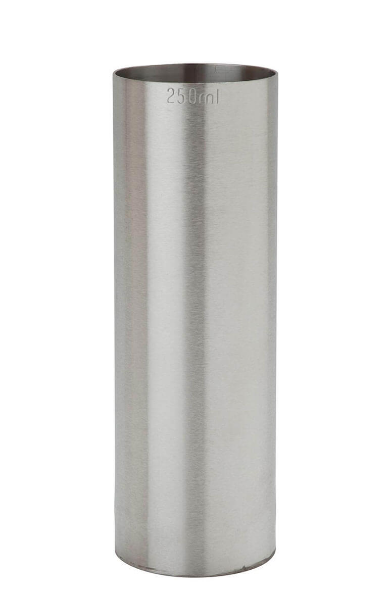 Steel Thimble Measure 250ml CE Graded (3193)
